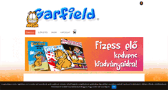 Desktop Screenshot of garfieldmagazin.hu